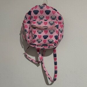 Pink Pug Backpack